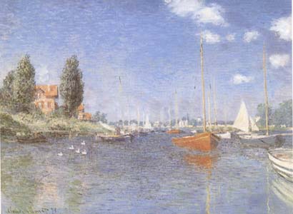 Claude Monet The Red Boats Argenteuil (mk09)